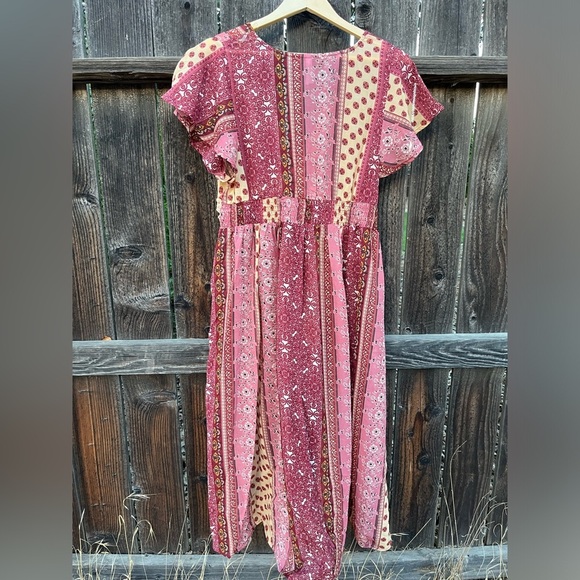 Live 4 Truth Rose Short Sleeve Button-Down Duster - Picture 4 of 4